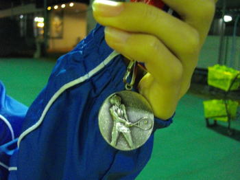 初めてのメダル